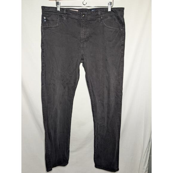 AG Adriano Goldschmied Mens The Graduate Tailored Leg Charcoal Pants Sz 38 x 34 - Picture 1 of 10